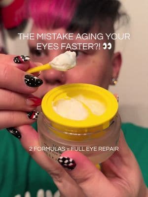 Most eye creams only treat under eyes but skip eyelids 😳 this dual eye treatment from @Beekman 1802 lifts eyelids + smooths under eyes using goat milk exosomes, peptides, and a retinol alternative with no irritation. perfect for tired moms, mature skin, and crepey under eyes. #eyetreatment #antiagingtips #greenish #tiktokshopsparkcreator #skincareroutine