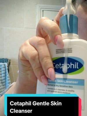I've been trying out the @Cetaphil Skincare UK & Ireland Cetaphil Gentle Skin Cleanser This didn't foam up and has a blend of niacinamide (vitamin B3), panthenol (vitamin B5) and glycerin. It's fragrance free. It's a lot runnier than what I'm used to with face cleansers. I felt like my skin was dry and tight and uncomfortable after using it, so think my skin is too sensitive to use it. #Cetaphil #BeautyBuddySquad #Gifted