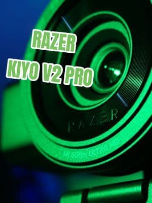 The new @Razer Kiyo V2 Pro is INSANE. MASSIVE THANK YOU to Razer for hooking me up with the brand new Razer Kiyo V2 Pro. This webcam has pro-grade 4k 60 fps video with AI, DSLR-level image customization, Ultra-High Dynamic Range (HDR) a wide angle lens, and is available through my affiliate link or on Amazon! Never had a webcam this nice so I am HYPE. #gifted #razer #KiyoV2Pro