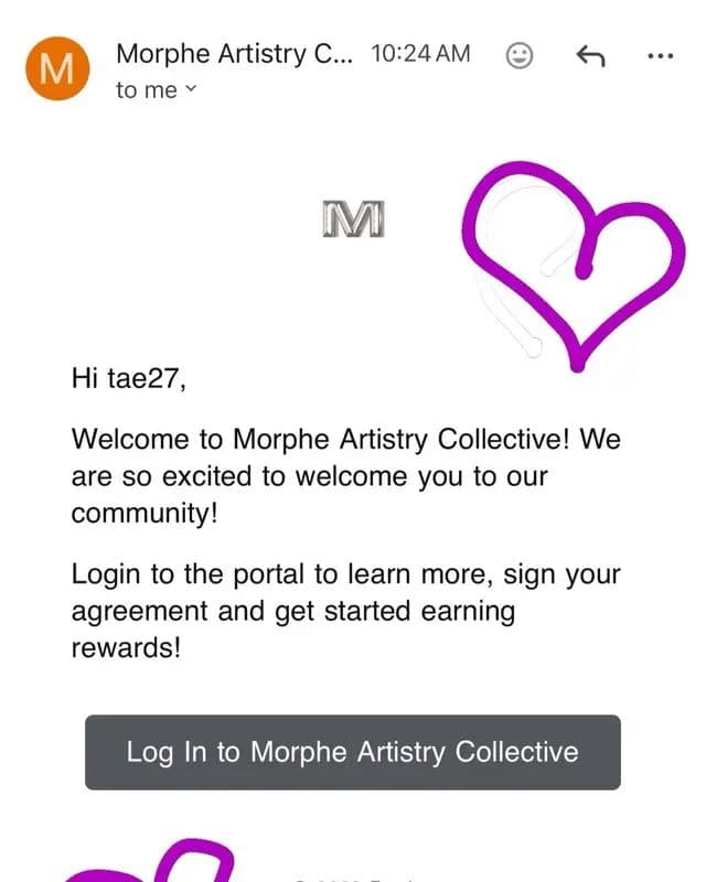 Super excited to be accepted into the @Morphe Cosmetics Morphe Artistry Collective!! You can get 20% your first order t