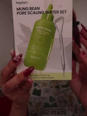 testing the beplain mung bean pore set๐ซง@beplain ๋นํ๋ ์ธ #fypใทใviral #tiktokfinds #tiktokshop #gynettem #skincare