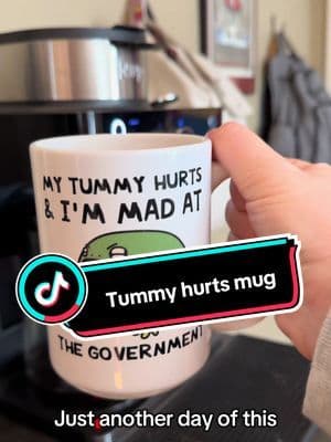 Chronic pain and chronic fatigue at this point #tiktokshopholidayhaul #madatthegovernment #tummyhurts #giftideas2025 #coffeemug @LookHUMAN