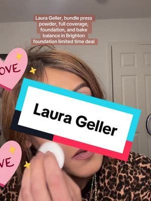 OK right now Laura Geller is giving you her very viral bake balance in Brighton finishing powder and her full coverage powder foundation #LAURAGELLER #PowderFoundation #TikTokShopLaborDaySales #BeautyTalk #MakeupDolls @Laura Geller Beauty