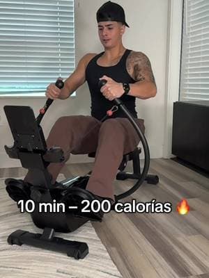 Con esta maquina puedo hacer mi entrenamiento desde mi casa💪🏽 @Merach fitness #merach #merachrowingmachine #rowingma