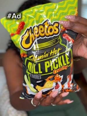 #Cheetos_Partner Cheetos Flamin’ Hot Dill Pickle is BACK and I still don’t understand how this collab makes sense but it does 😭 #Ad #Cheetos #MeganTheeStallion #DillPickle