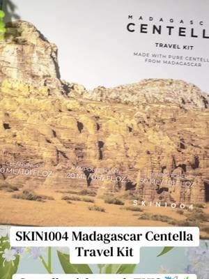 SKIN1004 put a whole Madagascar Centella skincare routine into travel-friendly sizes. Perfect when you want your skincare coming with you without packing the entire bathroom. ๐๐งณ #SKIN1004 #MadagascarCentella #KoreanSkincare #TravelSkincare #TikTokShop