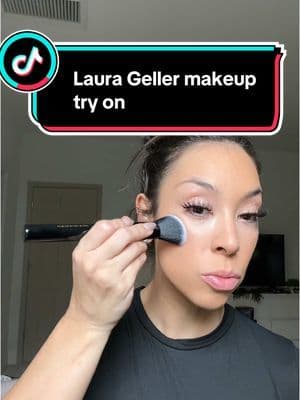 This Laura Geller powdered makeup is really awesome 😆 i’m loving how it feels and looks. #giftguide #ttsdelight #spotlightfinds #giftsforhim #giftsforher #freshforwinter #toptierdecember #newyearnewaura #tiktokshopholidayhaul #tiktokshopcreatorpicks #mademyyear