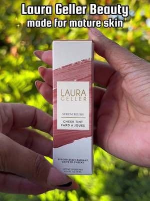 A blush that hydrates, blends like a dream, and was actually made for mature skin ✨ This serum blush gives the most natural, dewy glow. Effortless, buildable, and confidence-boosting at any age. @Laura Geller Beauty #MyBlushSerumStory #lauragellerbeauty #sponsored