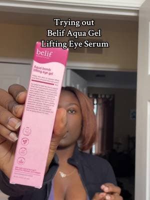Trying out the new Aqua Gel Lifting Eye Serum from @Ulta Beauty @belif USA #belifpartner #giftedbybelif