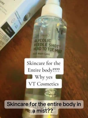 Did VT cosmetics make a skincare product for the entire body??? And they did!!!!! @VTcosmetics_official @4AM Marketing – Saebyeok Naesi #VTCosmetics #Glycolicacid #Exfoliatingmist #Headtotoemist #amazonfinds @Amazon @Amazon Beauty https://amzn.to/4o0cQx1