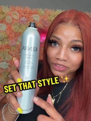Don’t skip the finishing step! Finish the look with a little hold. ✨ #kenraprofessional #kenravolumespray #hairstylingtools #tiktokshopblackfriday #discoveryourgift @Kenra Professional