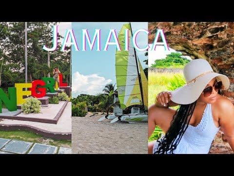 Jamaica Travel Vlog: Negril Beach, Dunn's Rivers Falls, Food, & A Big Family Surprise.