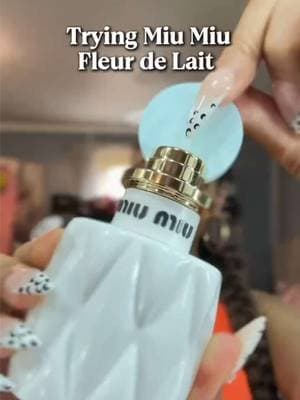 Not me already planning 17 scent combinations around this fragrance 😭🥭🥥 This combo of juicy mango, coconut milk & osmanthus is ridiculously good 😍. A perfect fruity floral fragrance. I’ve seen mixed reviews about projection, but I wore this all day yesterday & still smelled it on my clothes when I got undressed. @Miu Miu understood exactly what I wanted my summer to smell like. What’s your most complimented summer fragrance? 👀 #miumiu #giftedbymiumiu #fleurdelait #summerperfume #summerscents