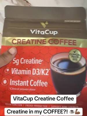 Coffee + creatine in the same morning cup? πβ Now THAT is an interesting fitness routine shortcut! #VitaCup #CreatineCoffee #Creatine #FitnessFinds #TikTokShop