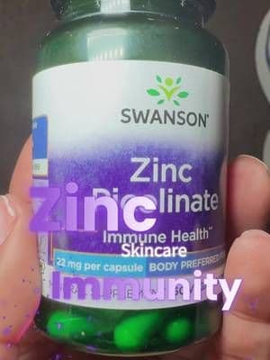 ποΈ SWANSON ZINC PICOLINATE 22MG Always tired, breaking out, or catching EVERYTHING going around? π© Your body might be