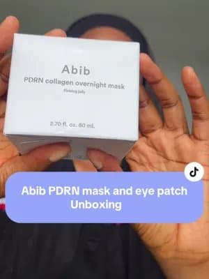 Got the Abib PDRN collagen overnight mask and PDRN retinal eye patch.excited about this one can’t wait to try them out thank you @Abib Cosmetics #abib #abibcollageneyepatch #abibovernightmask #pr #unbelievable