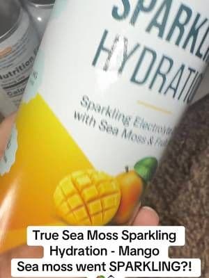 True Sea Moss brings mango flavor and bubbly refreshment together in a canned sparkling beverage. A fun change from your everyday drink options! β¨ #TrueSeaMoss #SparklingHydration #MangoDrink #BeverageFinds #TikTokShop