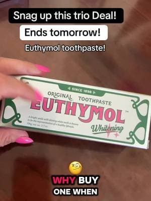 This trio set is a the set to go with! thank you @Euthymol US #tiktokshopnewyearnewme #tiktokcreatorpicks #tiktokcreatorsearchinsights #ugccreator