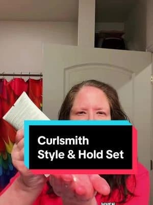 My son said my hair looks good! 🥰 The @CURLSMITH Style & Hold Set pairs Weightless Air Dry Cream with Hydro Style Flex