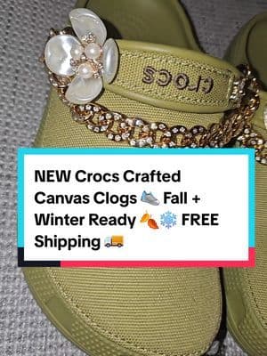 NEW Crocs Crafted Canvas Clogs 👟 Built for Fall + Winter 🍂❄️ All-day comfort, sleek style, and yes — FREE Shipping 🚚. Don’t miss this upgrade. … #fyp #abbydames #Crocs #CrocsStyle #CrocsOutfit #CrocsLove #CrocsTok #CrocsTrend #ComfyStyle #FallFashion #TikTokShopRestock #tiktokshopcreatorpicks #BahamianCreator #BahamianInfluencer #CaribbeanCreator #CaribbeanInfluencer #Austininfluencer #Austincreator #Texasinfluencer #Texascreator #UGC #TikTokpartner #blacktiktok #TikTokShopFallDealsForYou #AutumnLiving #TikTokShopBlackFriday #TikTokShopCyberMonday #SuperBrandClub #ViralOnTikTokShop #FentySuperBrandDay #susteassuperbrandday