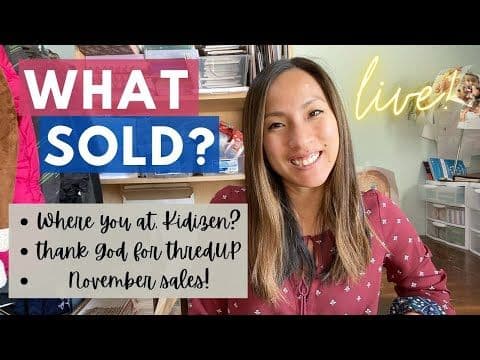 WHAT SOLD on Poshmark, eBay, Mercari, and thredUP + November Sales LIVE