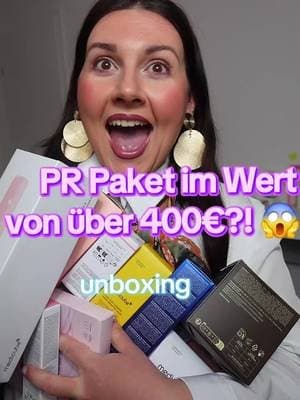XXL PR PAKET unboxing 😱 ich kann es nicht glauben.. PR im Wert von 400€?!?! Und das als klein creator?!?! Danke an @medicube Deutschland @medicube global #medicube #pr #unboxingvideo#koreanskincare
