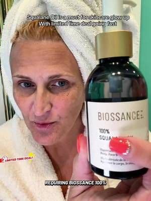 π₯ LIMITED-TIME DEAL on BIOS SANCE SQUALANE OIL! β¨ One product, THREE beauty uses! π π§ Face: Supports hydration and your skinβs moisture barrier π Body: Helps support soften dry skin β¨ Hair: Adds moisture and shine support πΏ Biossance 100% Squalane Oil is lightweight, vegan, and fast-absorbing! β 4.9 stars! Check out those reviews! ποΈ Tap the link to check the current savings! @BIOSSANCE #TikTokShopBlackFriday #FallShopping #biossance #SqualaneOil #SkincareOver50