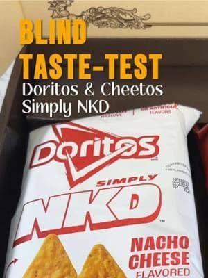 #ad I did the color-blind taste test with Doritos & Cheetos Simply NKD 👓🔥 and… wow. I seriously couldn’t tell the diff
