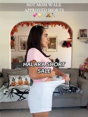 Huge Fall Sale! 💕💫 Bought my regular size in the 3” and sized down on the 5” shorts #halarashorts #activeinhalara #hotgirlsummer #byesummer #tiktokshoprestock #thehalaracircle