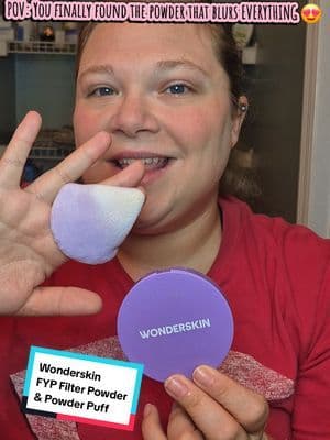 If you're looking for a blurring setting powder that helps reduce shine without looking cakey, the @Wonderskin FYP Powder is worth checking out! ✨ I love that it's talc-free, has a universal translucent shade, and leaves my makeup looking smooth and filtered. Pair it with the Wonderskin FYP Powder Puff for an even softer, airbrushed finish. What's your must-have makeup product that you refuse to skip? 💜 #tiktokshopbacktoschool #summerwins #makeup #beauty #tools