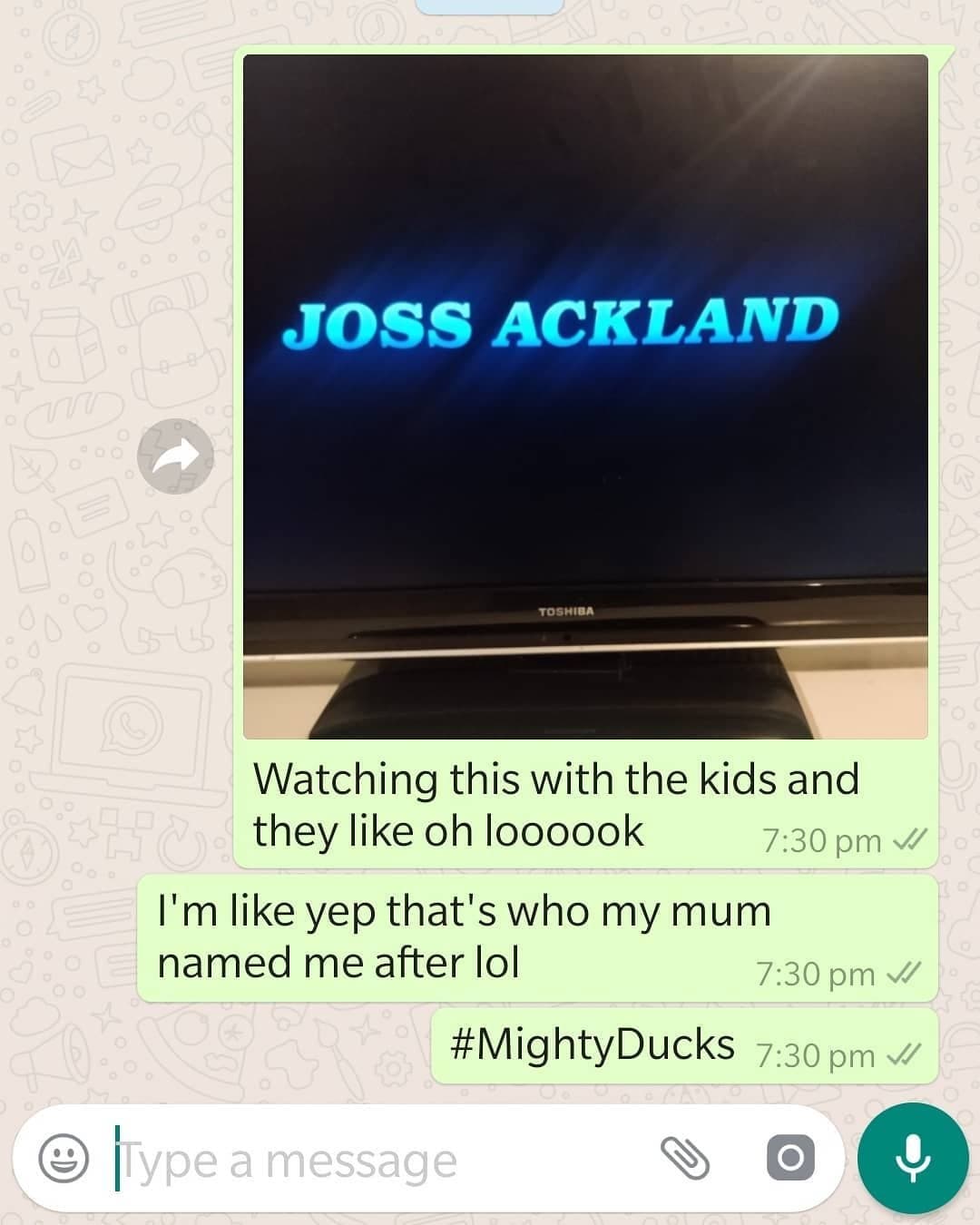 What's Apps To My Mum ... After Going To @YourAllyPally For A I've Skating Play Date. I Told Little Missy About One Of M