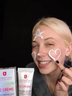 Thank you to @ErborianUSA 🍃 & @Butterly 🧈 For gifting me this CC Creme! 🎁 I love it! 😍 Here's my review: ⭐⭐⭐⭐⭐ I just love this Erborian CC Creme! ❤️ It starts out white and transforms to pigmented as you rub it in! I really think it's the reason it color corrects so well because it literally matches your skin like a chameleon! 🦎It also made my skin feel very moisturized which is different from some of the other cc creams I've used in the past. This is the very first product I've tried from Erborian and I love it! I can't wait to try more! ✨ #erborianusa 🌿 #cccream 🧴 #giftedbyerborian 🎁 #koreanskincare 💆 #kbeauty 🌈