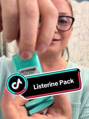Bad breath 😷 Listerine Packs 😘 #listerine #badbreath #goodbreath #freshenup #tiktokshopexclusive
