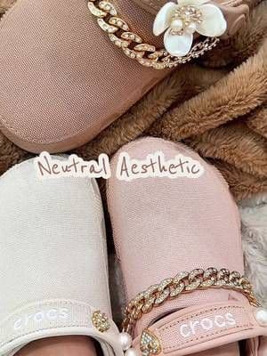 Neutral crocs never last! Grab them while you can. The canvas are good for all year long and they don’t look like the traditional crocs. I love that they are easy to slide on and waterproof. #shoes #neutralaesthetic #tiktokshop #tiktokshopbacktoschool