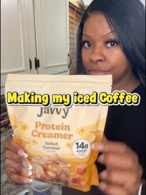 My iced coffee got a little upgrade โ๏ธ๐ค Tried the Javvy Salted Caramel Creamer and that frothy pour did it for me ๐ฎโ๐จ If you love switching up your coffee at home, this one is worth a try! Tap the cart to check it out ๐ @Javvy #coffee #SaltedCaramel #IcedCoffee #CoffeeTok #TikTokShopFinds