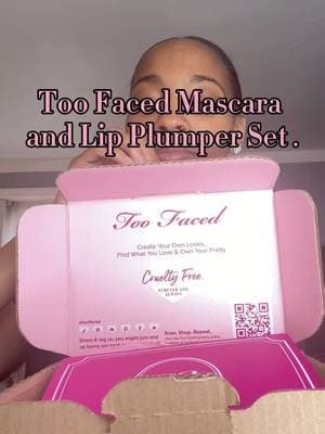Clearly it was finally meant for me to try Too Faced Lip Plumper AND the Mascara because $25 for both is a STEAL 🤭 I’ve tried many other brands for lip plumping & it did nothing 😩 . So hopefully this one actually works. For the original price of it I would hope this actually works 🤞🏾 #toofaced #lipplumper #lipgloss #mascara #betterthansexmascaras #tiktokshopfinds #tiktokshopspringsale #cosmetics #beauty