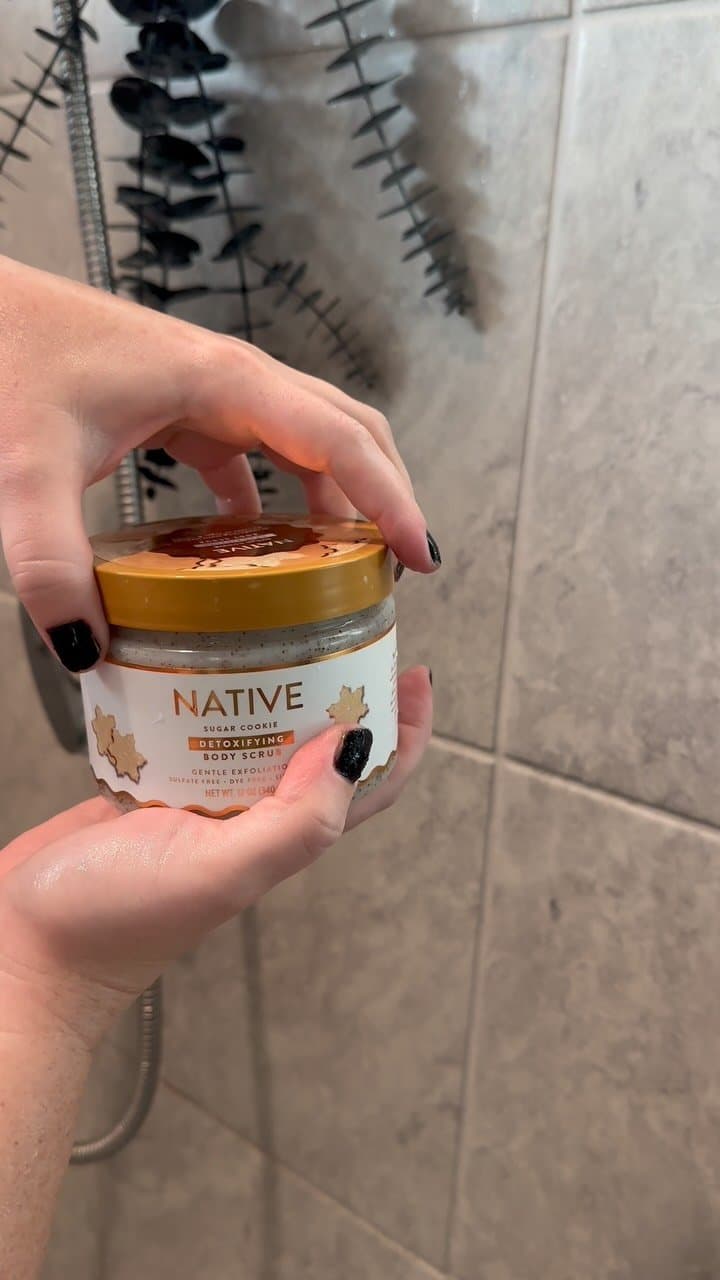 Gifted by Native, honest reaction: a sugar-cookie-scented holiday scrub sounded like it shouldn’t work, and I was wrong.