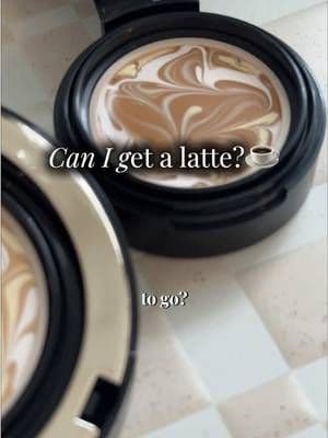 Can I get a latte?... for to go? ☕✨ The AGE20'S Signature Essence Pact is giving skin — 71% essence, SPF 50+, 20 shades. I always take the mini with me 🤎 @AGE20'S #AGE20S #AGE20SCushionCare #CushionViral #Skinification #tiktokshopmemorialday