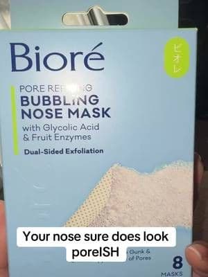 Okay this is oddly satisfying 😩🫧 The Biore Bubbling Nose Mask literally foams up while it works to pull out dirt, oil, and blackheads from your pores. You can actually see the bubbles doing their thing. My nose felt way cleaner and smoother after using it. #tiktokshop #tiktokmademebuyit #porecare #skincaretok #blackheadremoval