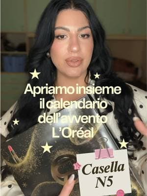 Apriamo insieme il calendario dell’avvento di @lorealparisit casella n5 #loreal #makeup #skincare #calendariodellavvento #tiktokshop