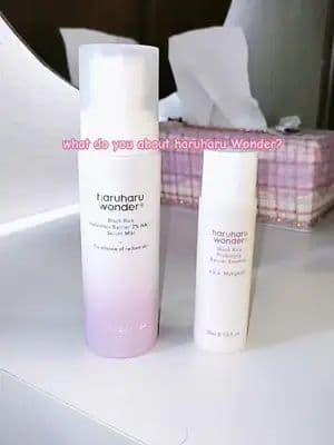 one of the best korean brand ever I'm literally so in love with this duo @haruharu wonder 💜 all my skincare from @YesS