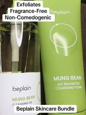 My pores said “thank you” immediately 😭✨ The Beplain Mung Bean Pore Care Trio is giving clean, smooth, refreshed skin without stripping my face. It clears everything out but still feels gentle and calming. Glass-skin energy loading… 💚 #tiktokshop #tiktokmademebuyit #koreanskincare #porecare #skincareroutine