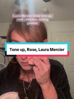 @Laura Mercier #LauraMercier #ToneUpRose #BlurringSettingPowder #BeautyTalk #TikTokShop this powder, blurs, smooth, modifies, and brightens. It will always be the OG for me so flawless