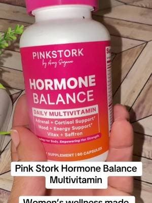 Pink Stork Hormone Balance is an 18-in-1 daily multivitamin formulated for women navigating PMS and perimenopause. It may help support everyday nutritional needs and overall wellness during changing seasons of life. 🌸 #PinkStork #WomensWellness #DailyMultivitamin #PerimenopauseSupport #TikTokShop