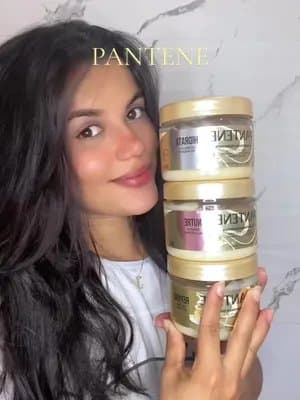 ✨Tres Mascarillas que le darán brillo a tu cabello, con el poder de Pantene✨🌸💛 Necesitan probarlas YA! Tienen un olor