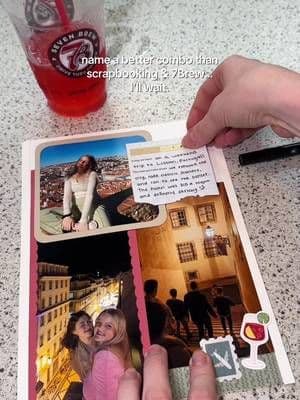 I’ve gotten into the routine of getting a featured drink from @7brewcoffee after work to help me feel more refreshed so I can scrapbook. My current go-to is the Bahama Mama 7 Fizz Soda! 🤩🩷 #sponsored #7brewpartner #Summerwith7Brew #Scrapbooking #scrapbookwithme