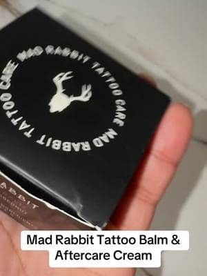 Mad Rabbit Tattoo Balm moisturizes tattooed skin while helping your ink look fresh and vibrant. 🥥🖤 And that Vanilla & Coconut scent? Yes please. #MadRabbit #TattooBalm #TattooAftercare #TattooCare #TikTokShop