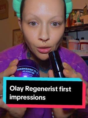 Olay Regenerist Resurfacing Peel Night Treatment - First Impressions. @Olay Skin Care @chimeable #ad #olayugc #olay #o