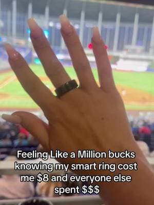Feeling like a million bucks #smartring #ring #health #tiktokmademebuyit #tiktokshop #fashiontiktok