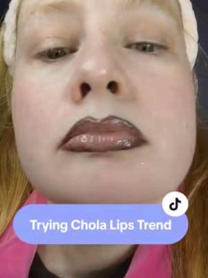 AD Trying chola lips "brownie glazed lip" trend using @nyxcosmetics_uk Duck Plump Plumping Lip Liner DPML12 Double Dose (product #gifted ) and Butter Gloss Creamy Lip Gloss Madeleine #makeupaddyx #nyxcosmetics #cholalips #chola #latinamakeup #beautyblogger #discoverunder5k #brownieglazedlips